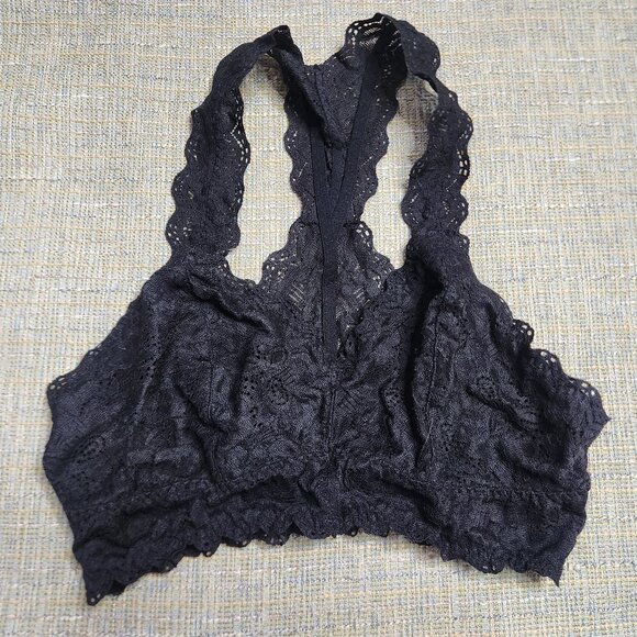 Felina Other - Felina Womens medium black lace Bralette bra wireless